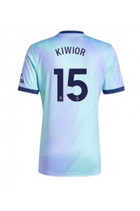 Arsenal Jakub Kiwior #15 Voetbaltruitje 3e tenue 2024-25 Korte Mouw